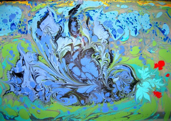 Рисование на воде