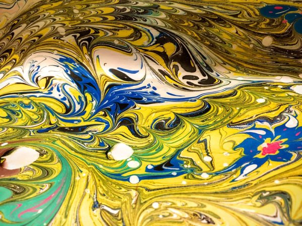 Турецкая живопись эбру