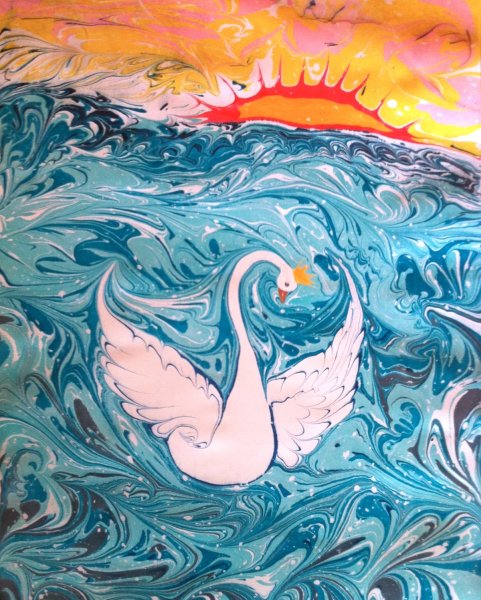 Турецкая живопись эбру