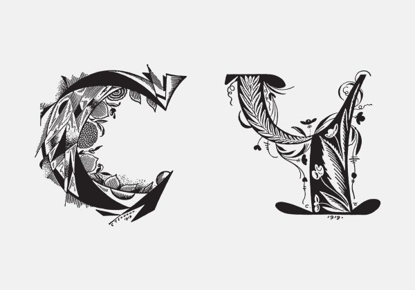 Стилизованные буквы