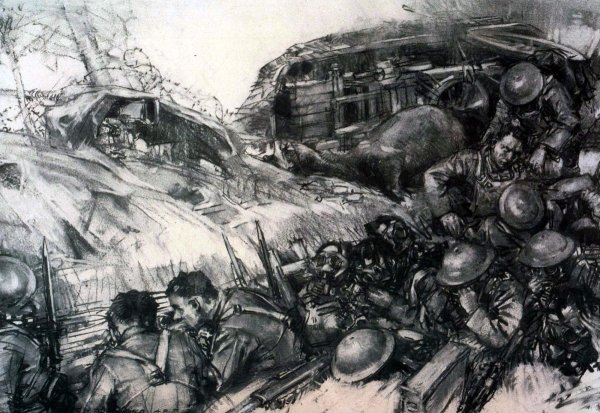 Отто Дикс художник война