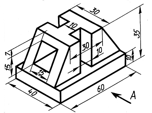 Инженерная Графика задание по 3d Автокад