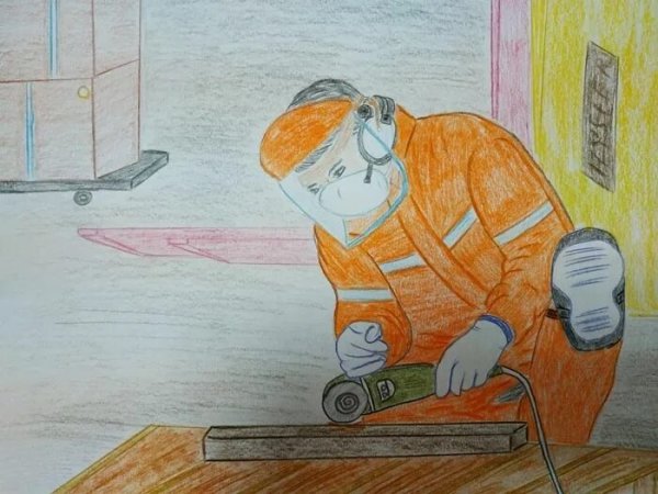 Рисунок безопасный труд
