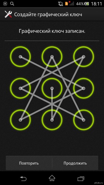 Сложный графический ключ