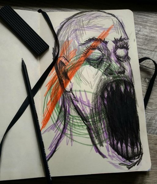Идеи для рисования жуткие