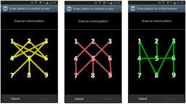 Сложные графические ключи для блокировки