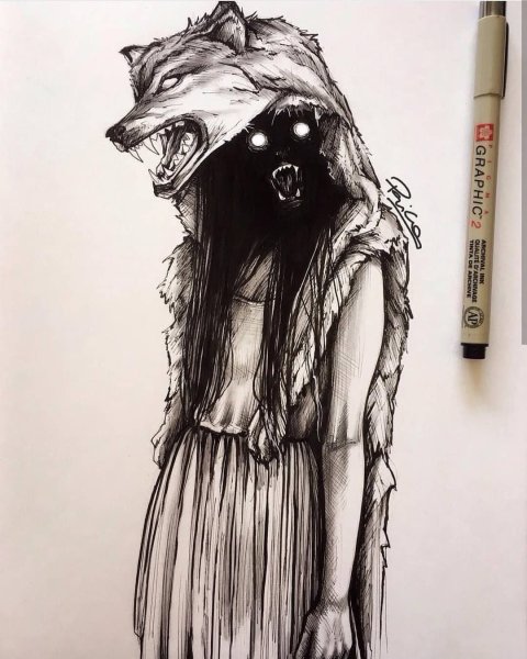 Необычные эскизы татуировок страшные