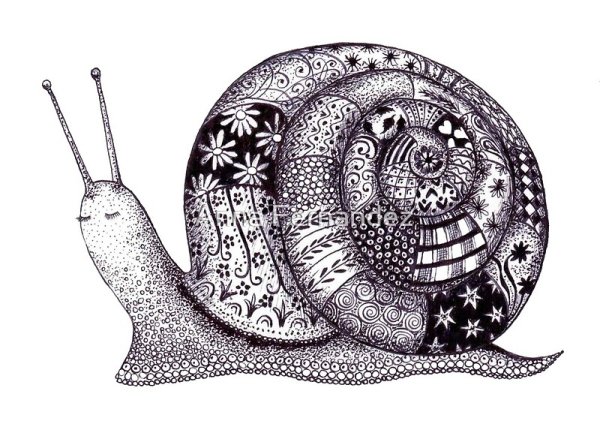 Дудлинг улитка