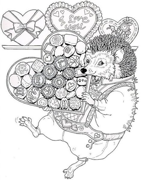 Рисунок на день рождения сложный