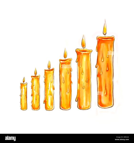 Церковная свеча вектор