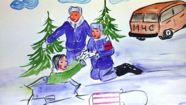 Рисунок на тему ПДД легкий