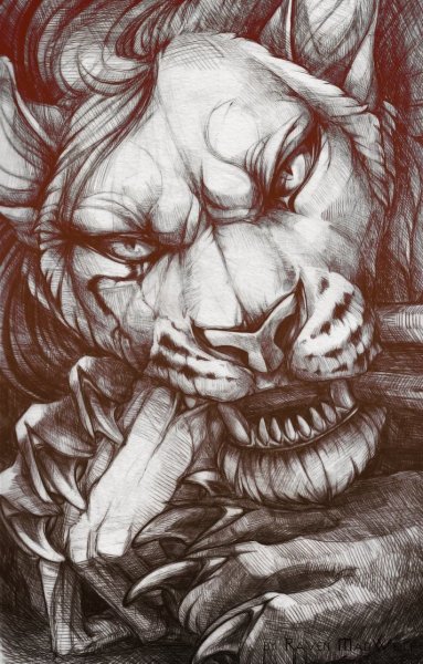 Череп Льва арт