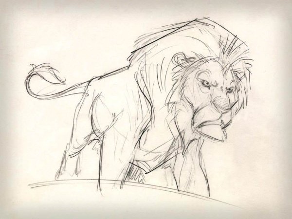 Король Лев Наброски