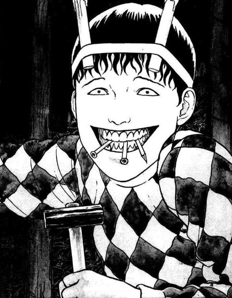 Жуткие японские рисунки