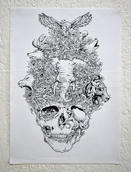 Антистресс череп