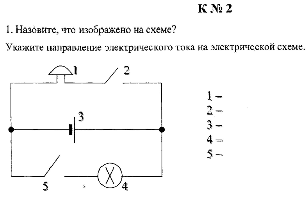 Электрическая цепь и электрическая схема
