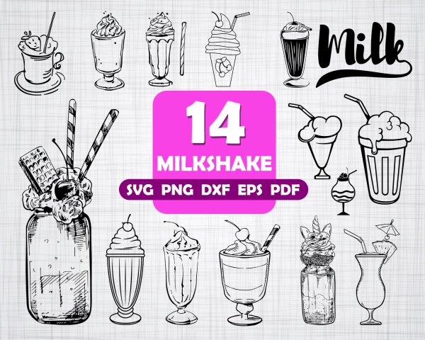 Картинки для срисовки коктейль