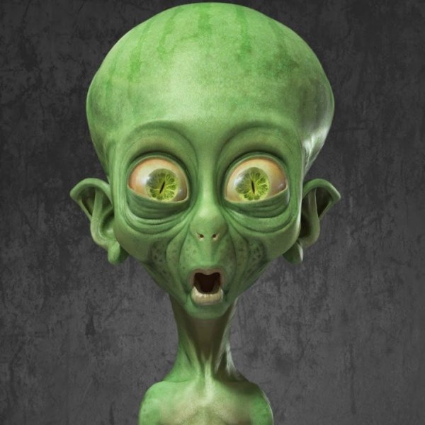 Инопланетянин раскраска