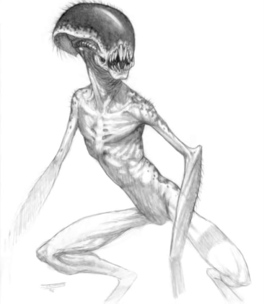 Тату пришелец эскизы