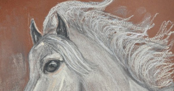 Рисунки пастелью на обычной бумаге