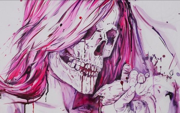 Страшная аватарка для девушки