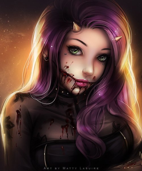 Скелет с горящими глазами