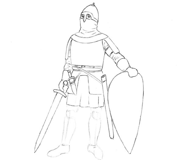 Легкий портрет Ильи Муромца