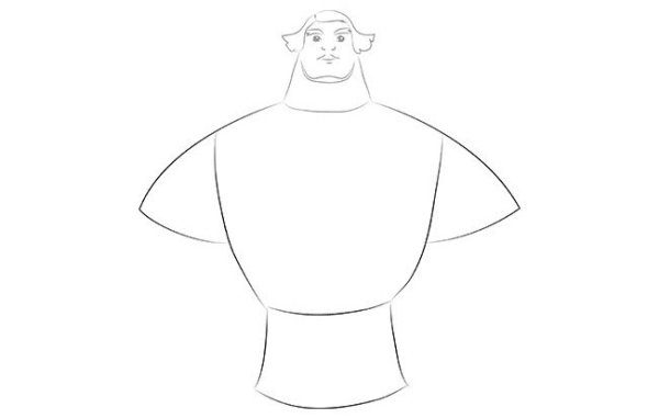 Раскраска богатырь Илья Муромец