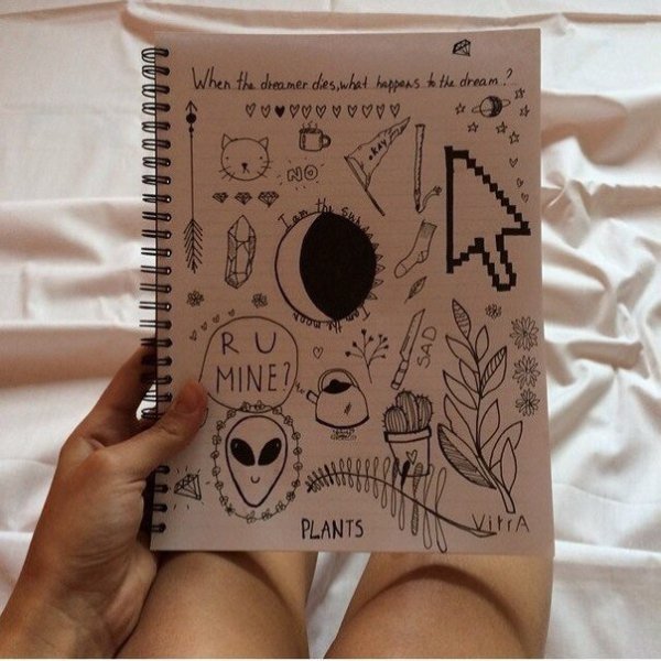 Грустные рисунки легкие