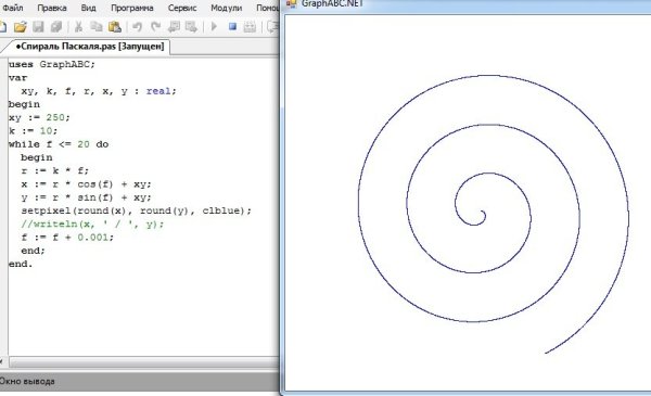 Графика в Pascal ABC фигуры