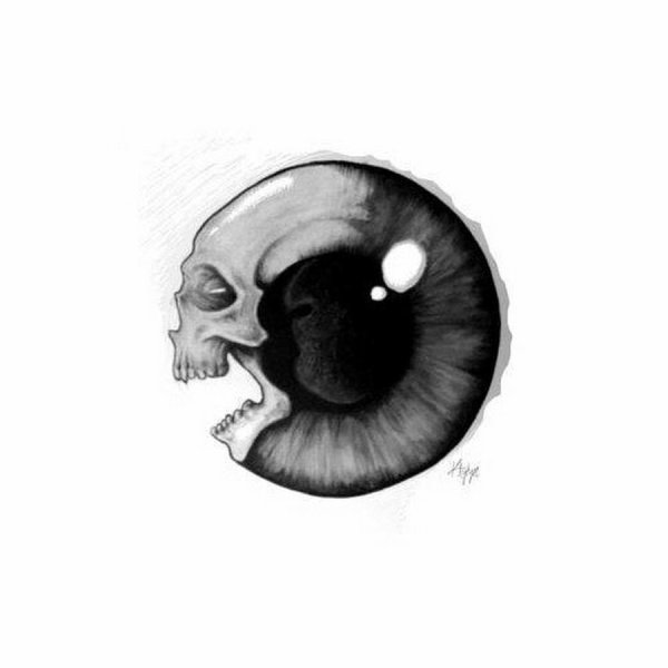 Глазное яблоко мультяшное