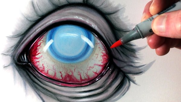 Глаза из мультика