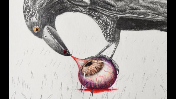 Рисунки в скетчбуке глаза