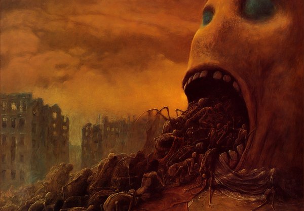 Здзислав Бексиньский картины 2005