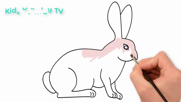 Кролик рисунок