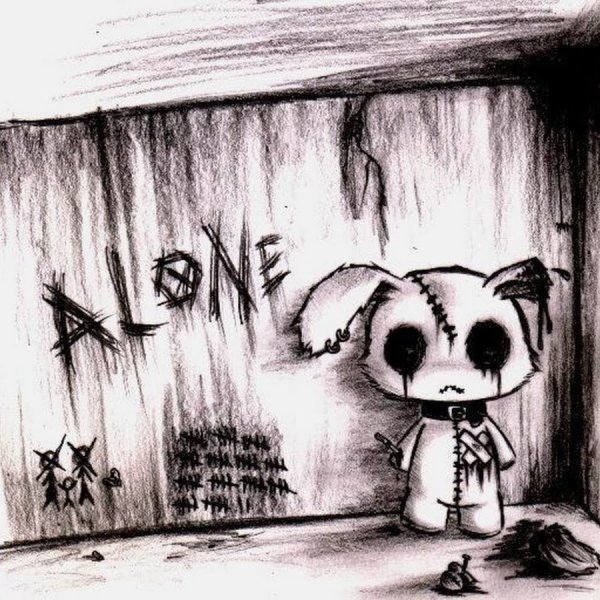 Грустные рисунки