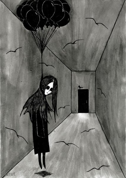 Грустные картинки карандашом