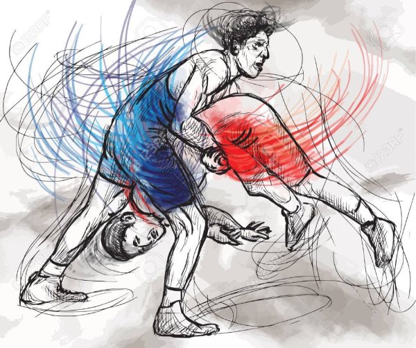 Самбо рисунок