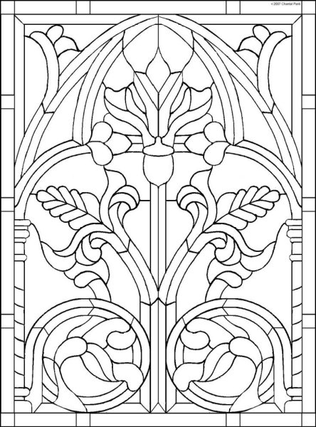 Витраж лиса