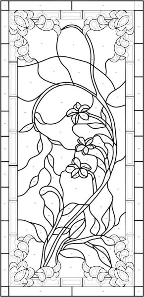 Контур для витража