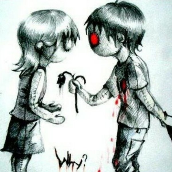 Рисунки карандашом грустные