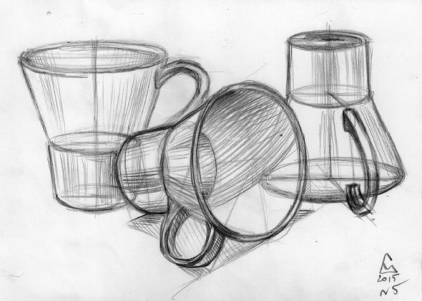 Линейно конструктивное построение предметов