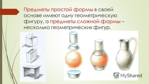 Предметы простой и сложной формы