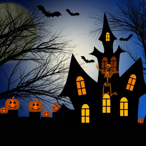 Замок для Хэллоуина