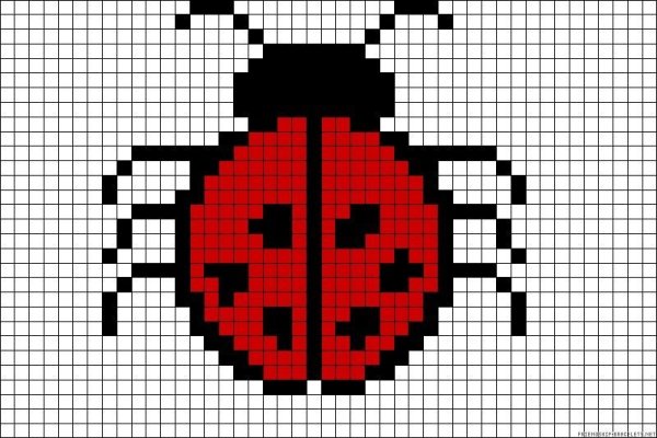 Рисунки по квадратам по клеточкам