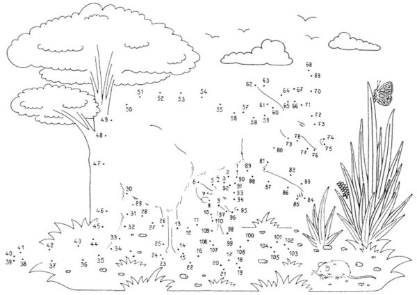 Рисование по точкам сложные