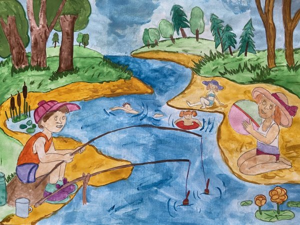 Рисунок на тему летняя тематика