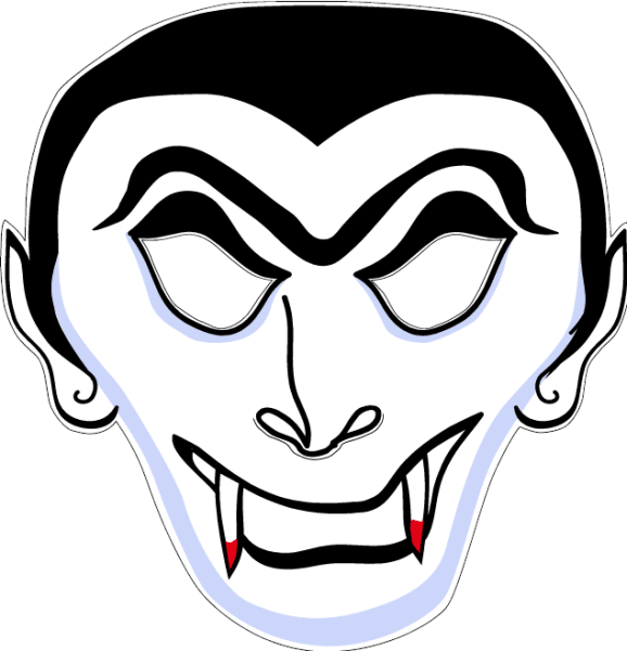 Страшные маски из бумаги