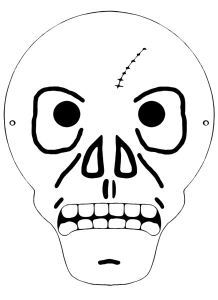 Маска мультяшный