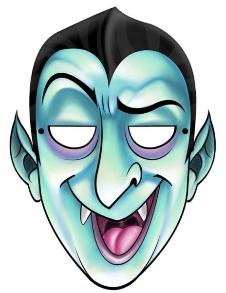 Страшные маски из бумаги